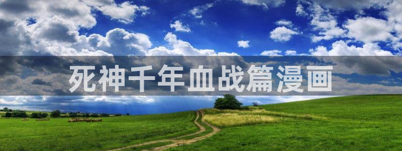 汗汗漫画官网在线观看：死神千年血战篇漫画