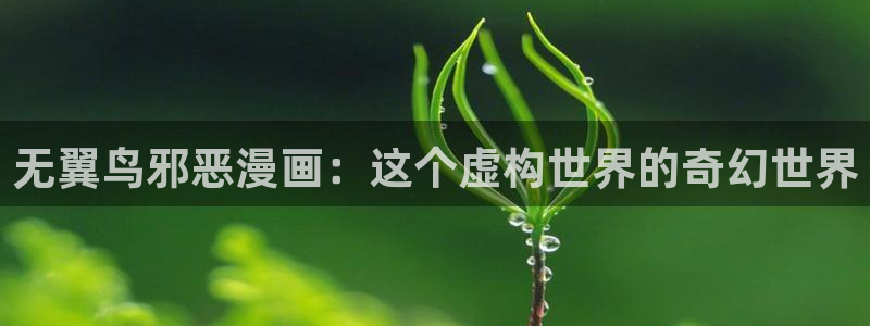汗汗漫画 在线观看：无翼鸟邪恶漫画：这个虚构世界的奇幻世界